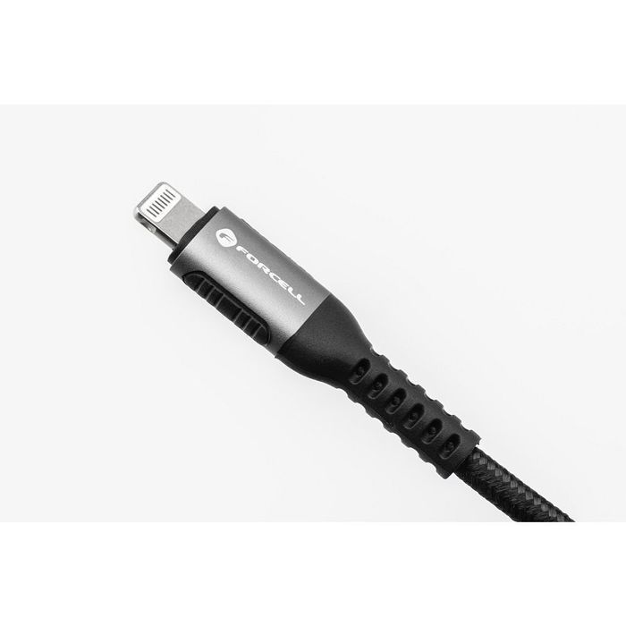 Kabel USB C do Lightning Forcell F-Energy PD 3A 27W Cafule 2 m C259