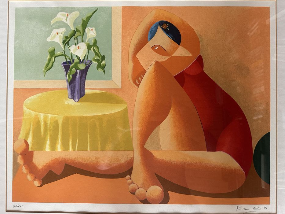 Serigrafia de Alcides Baião- Edição CPS, assinada, numerada e esgotada