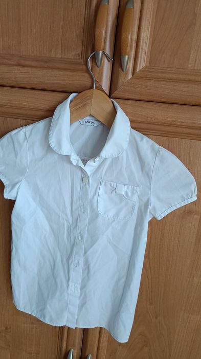 Koszulki białe krótki rękaw 116-122