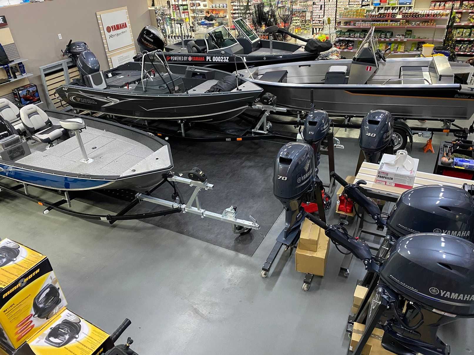 Ponton Yamaha YAM 340S Aluminiowa podłoga Dostępny na zamówienie !