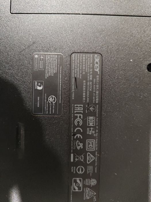 Ноутбук под ремонт Acer Nitro AN515