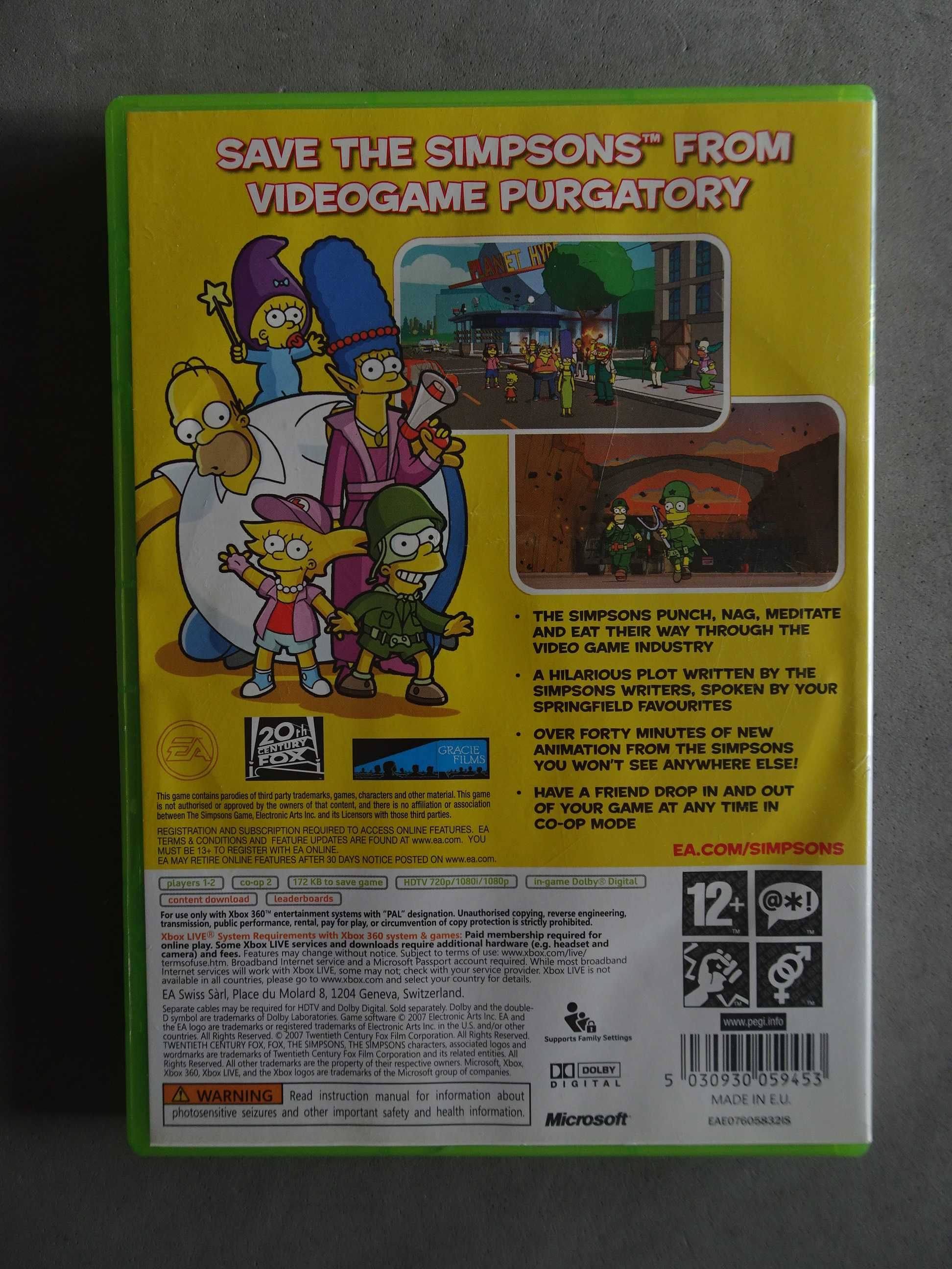 Jogo X-Box XBOX - The Simpsons Game