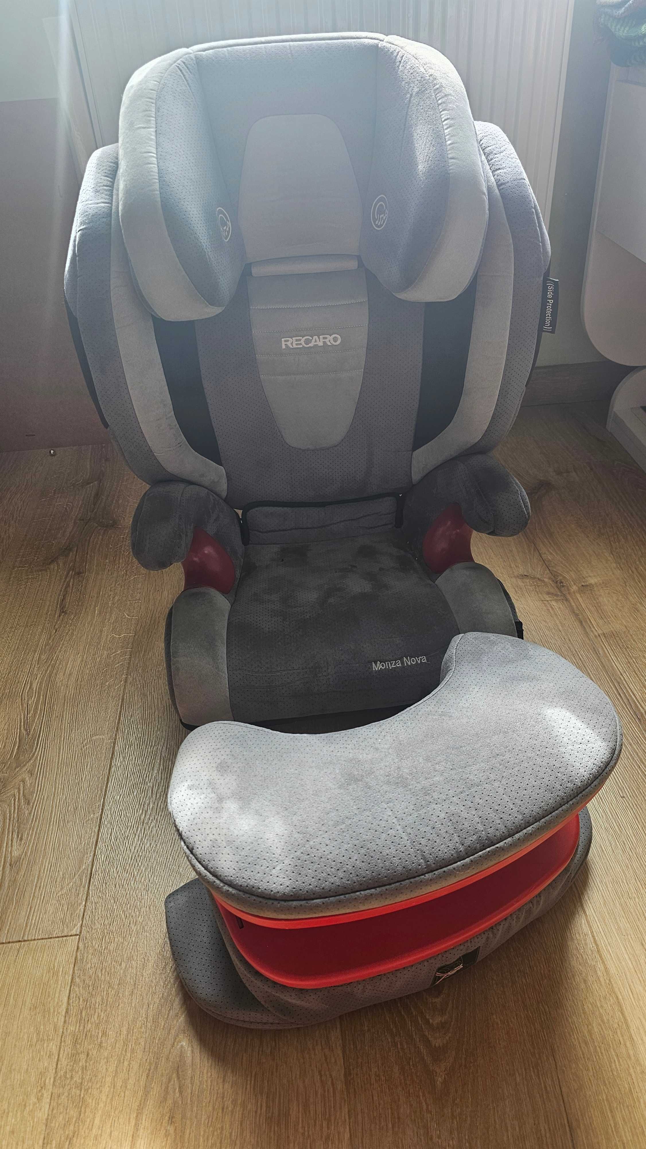 Fotelik Recaro Monza Nova ISOFIX 9-36 kg, półka