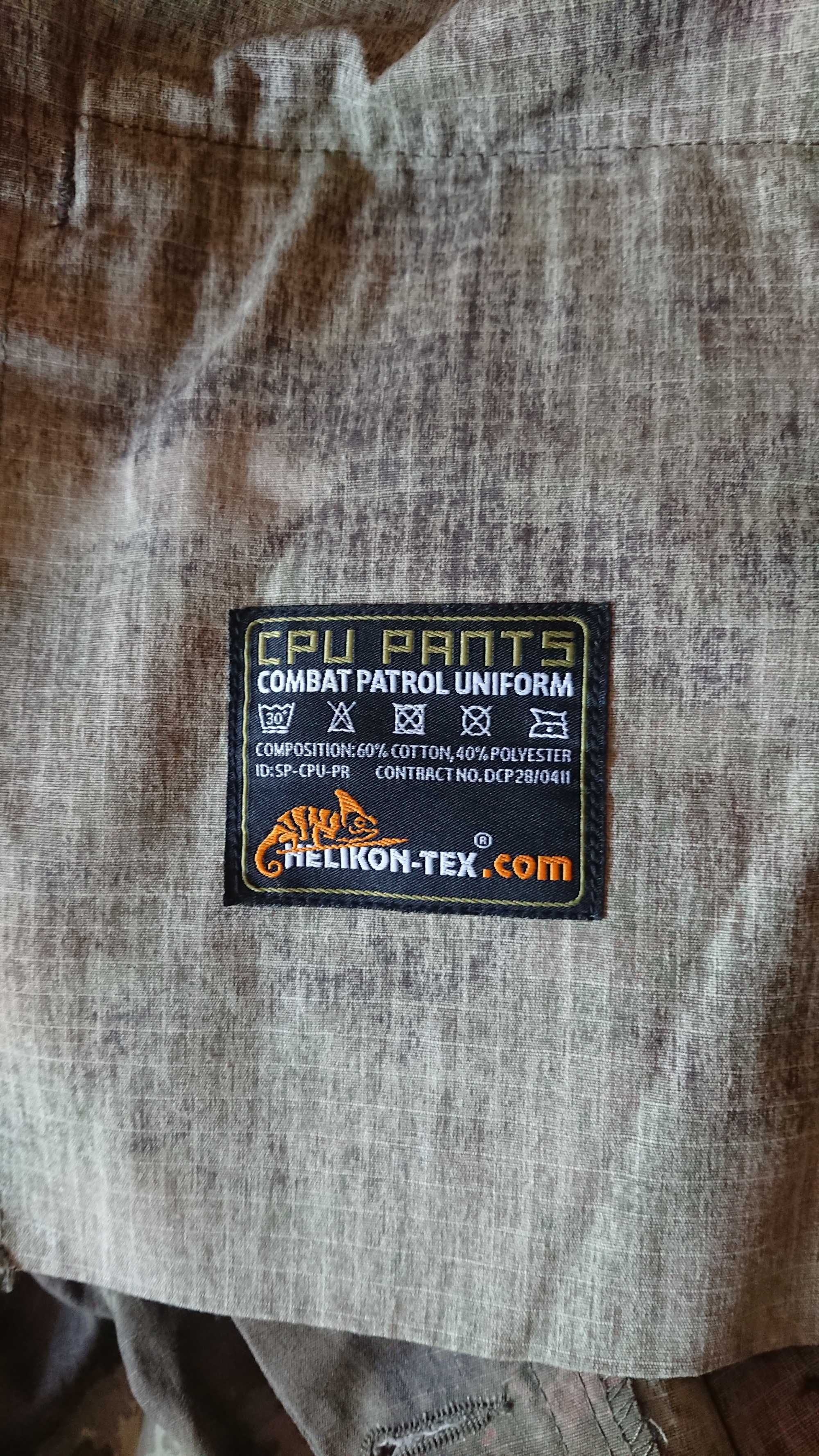 Spodnie wojskowe Helikon CPU Pants, Combat Patrol Uniform. M/Regular