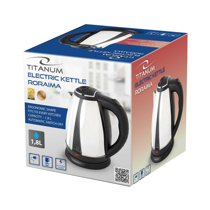 Mocny czajnik elektryczny Esperanza TKK102S 1850 W inox