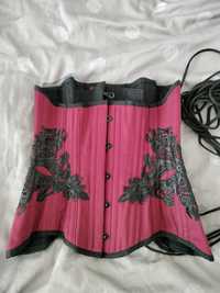 Gorset Rebel Madness underbust extreme rozmiar 22"/S bordowy