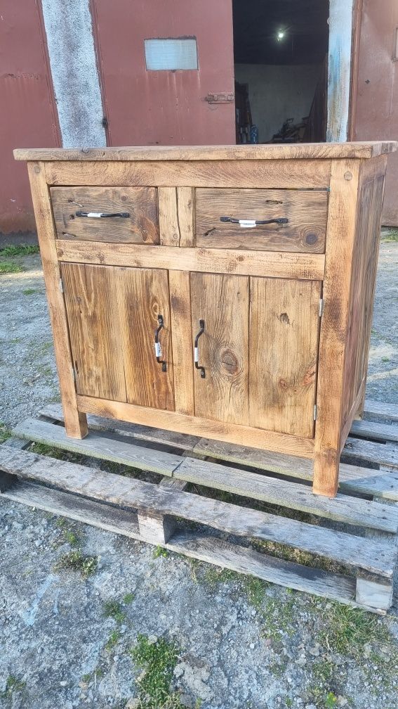 Komoda pod umywalkę stare drewno