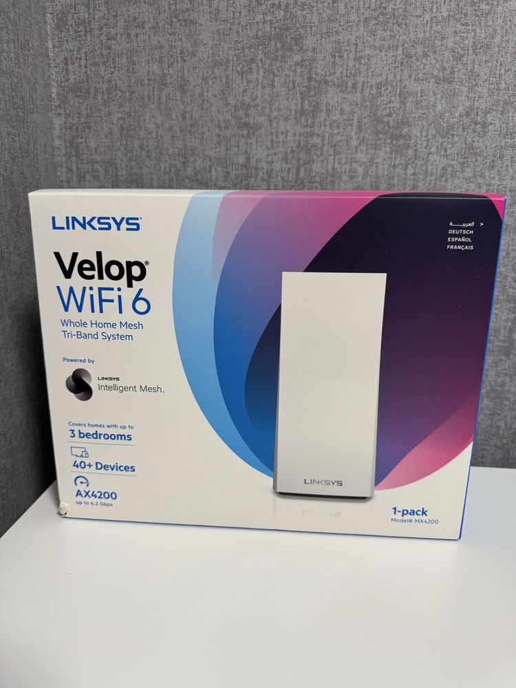 Роутер Маршрутизатор LINKSYS VELOP MX4200 WiFi 6 AX4200