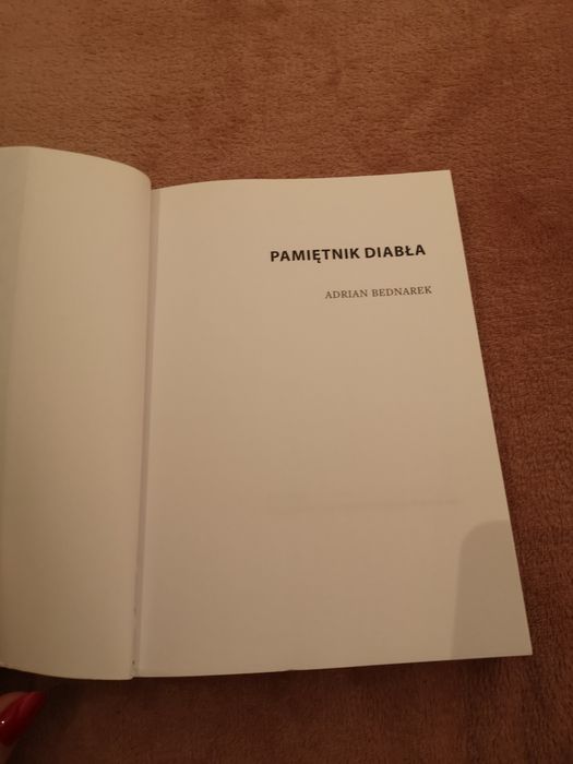 Książka Pamiętnik Diabła Adrian Bednarek
