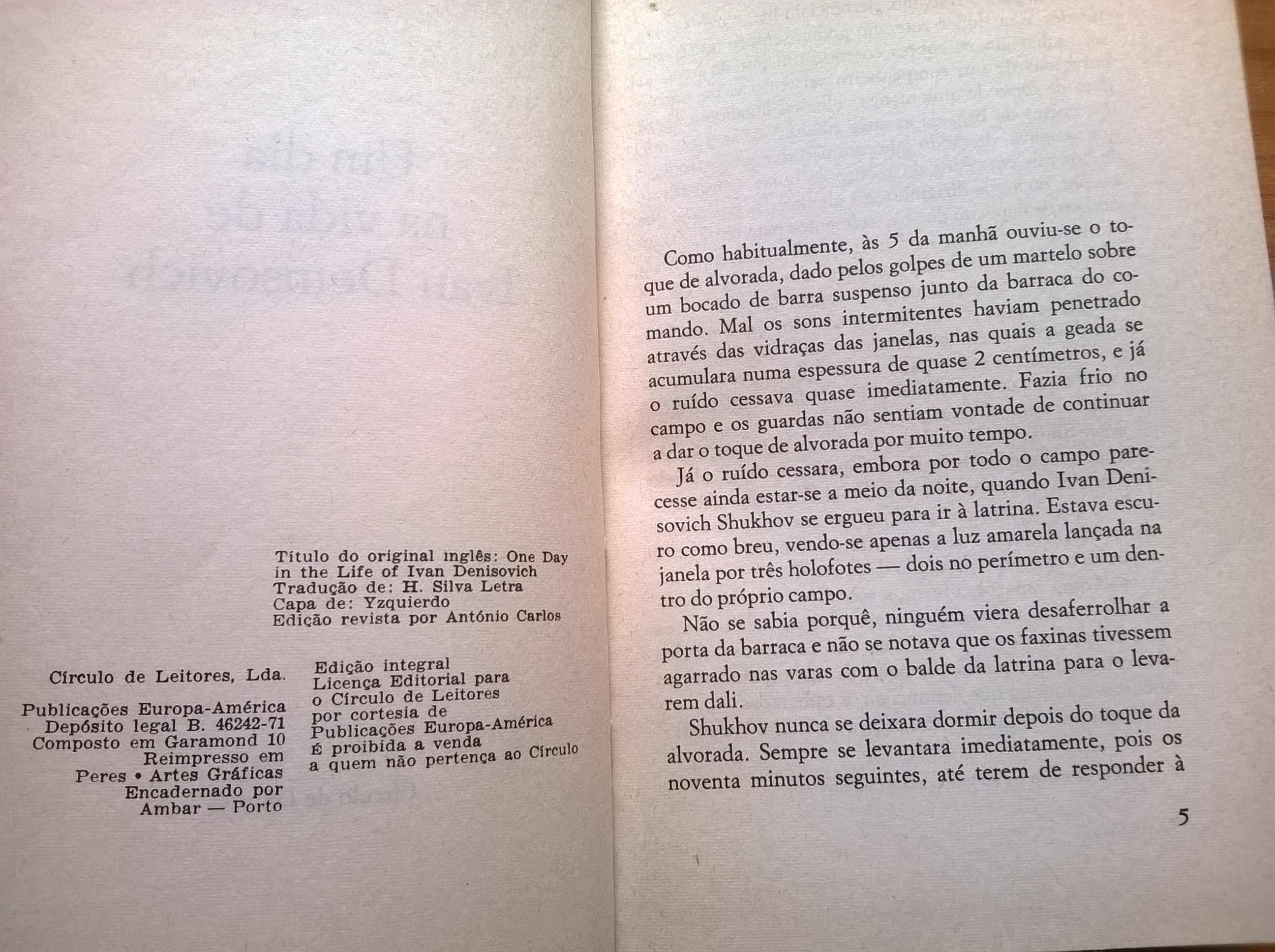 Um dia na Vida de Ivan Denisovich - Alexandre Soljenitsin