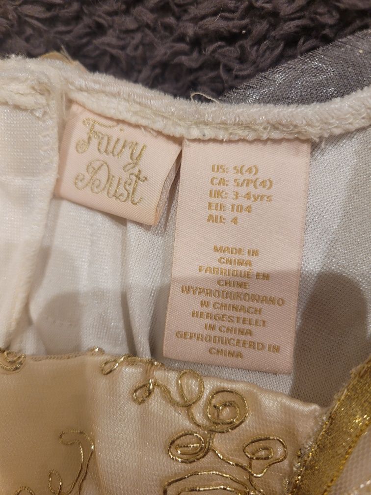 Strój kostium karnawałowy wróżka 104 jednorożec tk maxx Fairy Dust