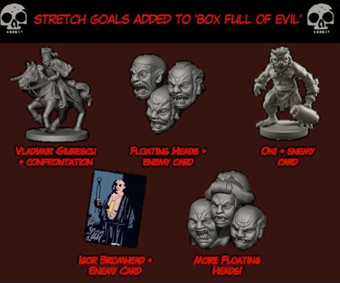 Hellboy: The Board Game Box Full Of Evil - gra planszowa, kickstarter