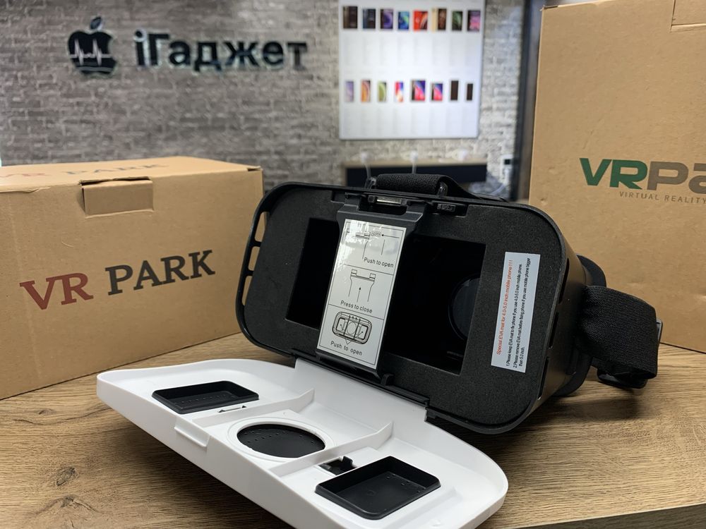 Очки / Шолом VR BOX J20 VR PARK 9938 з навушниками та пультом. New