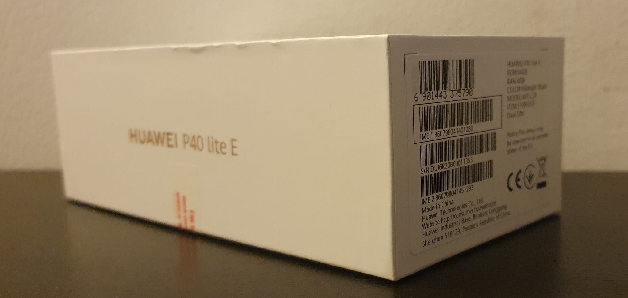 Unused and new Huawei P40 lite E. 100€