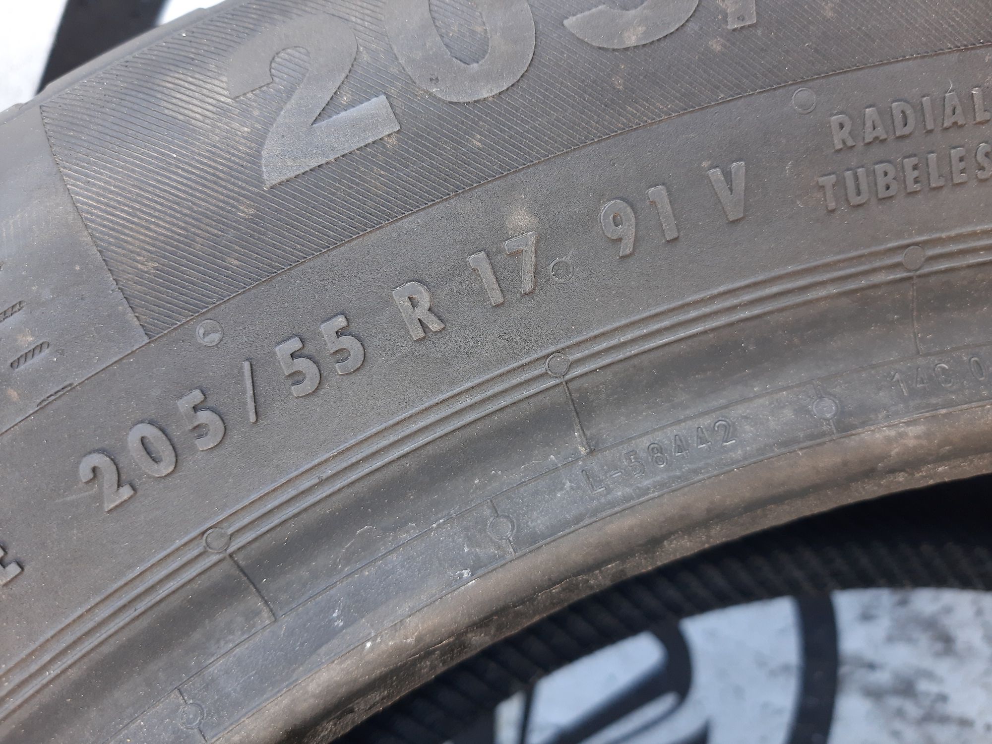 4x 205/55r17 91V Continental ContiEcoContact 5