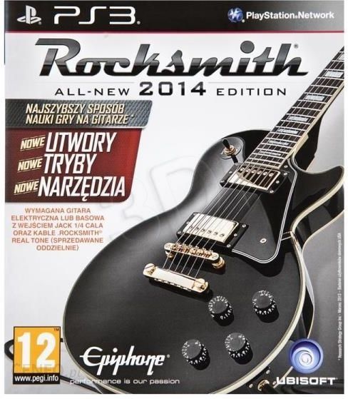 Gra PS3 Rock Smith 2014, idealna do nauki gry