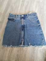 Spódnica jeansowa mini sinsay