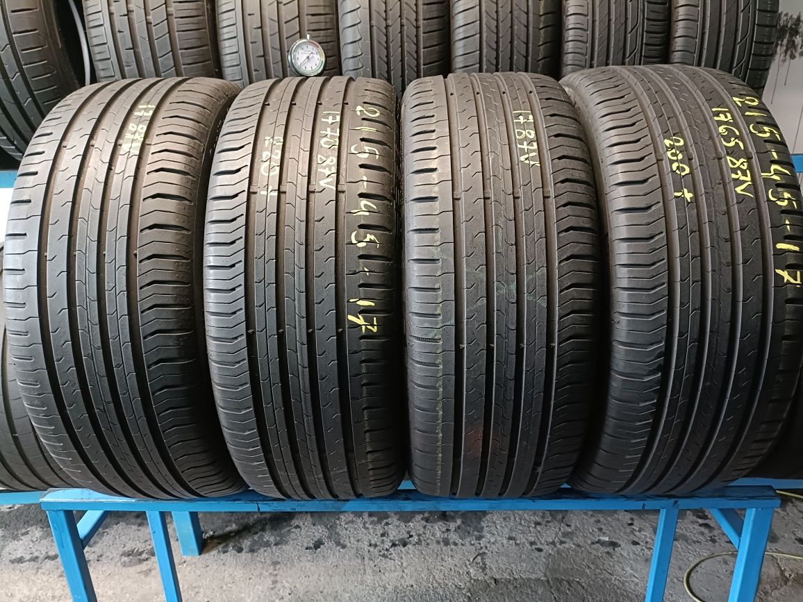 4x 215/45r17 Continental ContiEcoContact 5 z 2017r 7mm