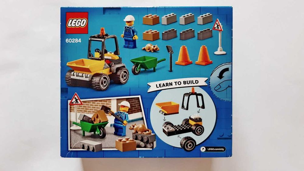 Lego City Construction 60284 Roadwork Truck selado