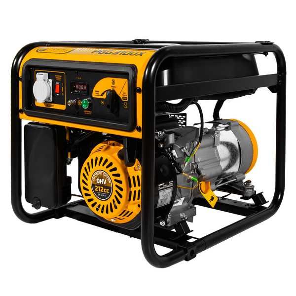 Agregat prądotwórczy jednofazowy PEZAL PGG3100X 230V 3.3KW 3300W AVR