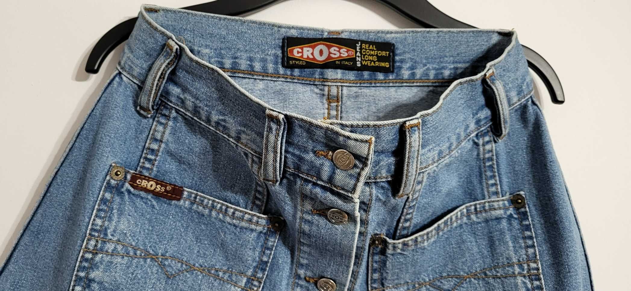 Spódnica Cross Jeans, jasny denim rozm. 40, Vintage