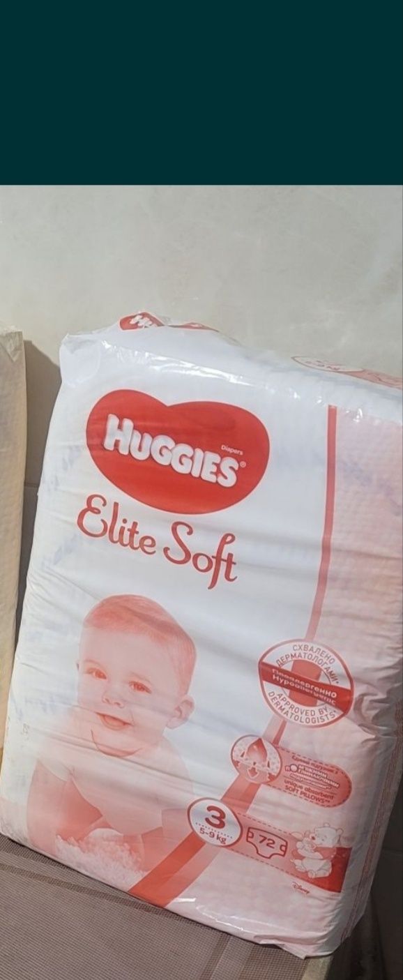 Huggies elite soft 3, 72