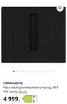Płyta indukcyjna/wbudowany wyciąg, IKEA 500 czarny, 60 cm