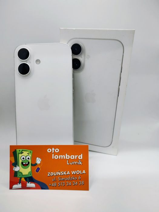 iPhone 16 128Gb 100% Gwarancja! Lumik Zuńska Wola Skup Telefonów