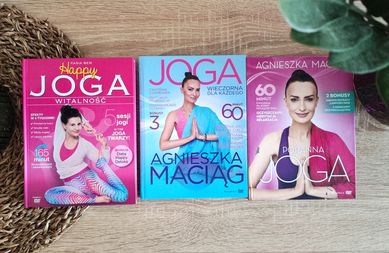 DVD Agnieszka Maciąg Joga poranna i wieczorna + joga witalność joga tw