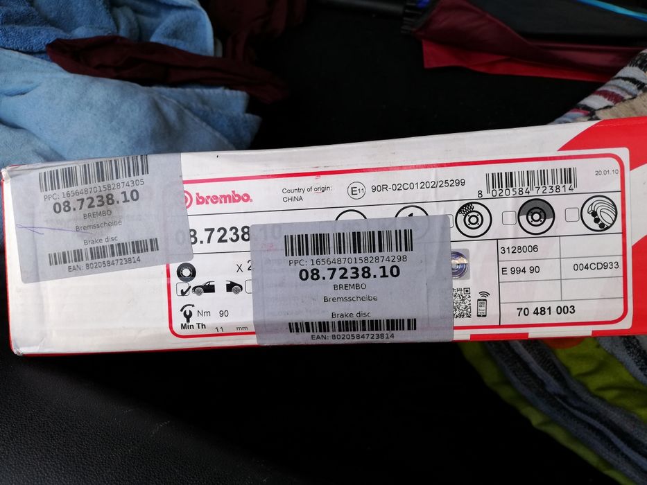 Discos travão Peugeot/Citroen