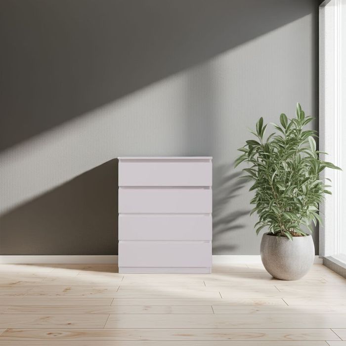 Комод високий, широкий в спальню, гардероб на 4 ящика 80х40х100см