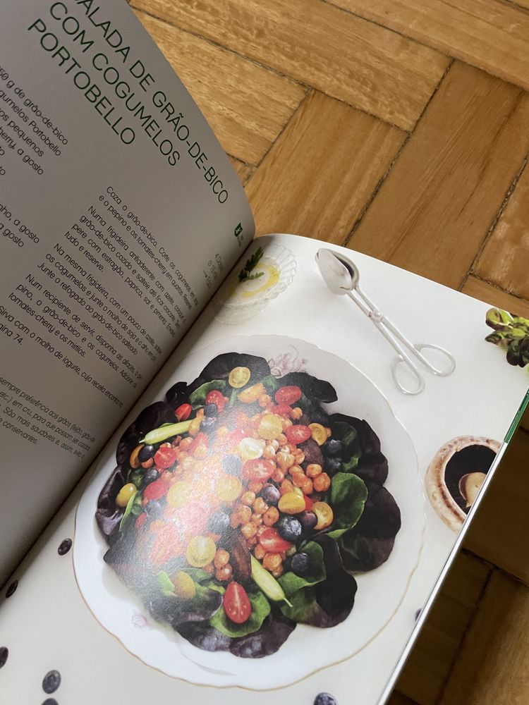 Livro Cozinha 100% vegetal e saudável