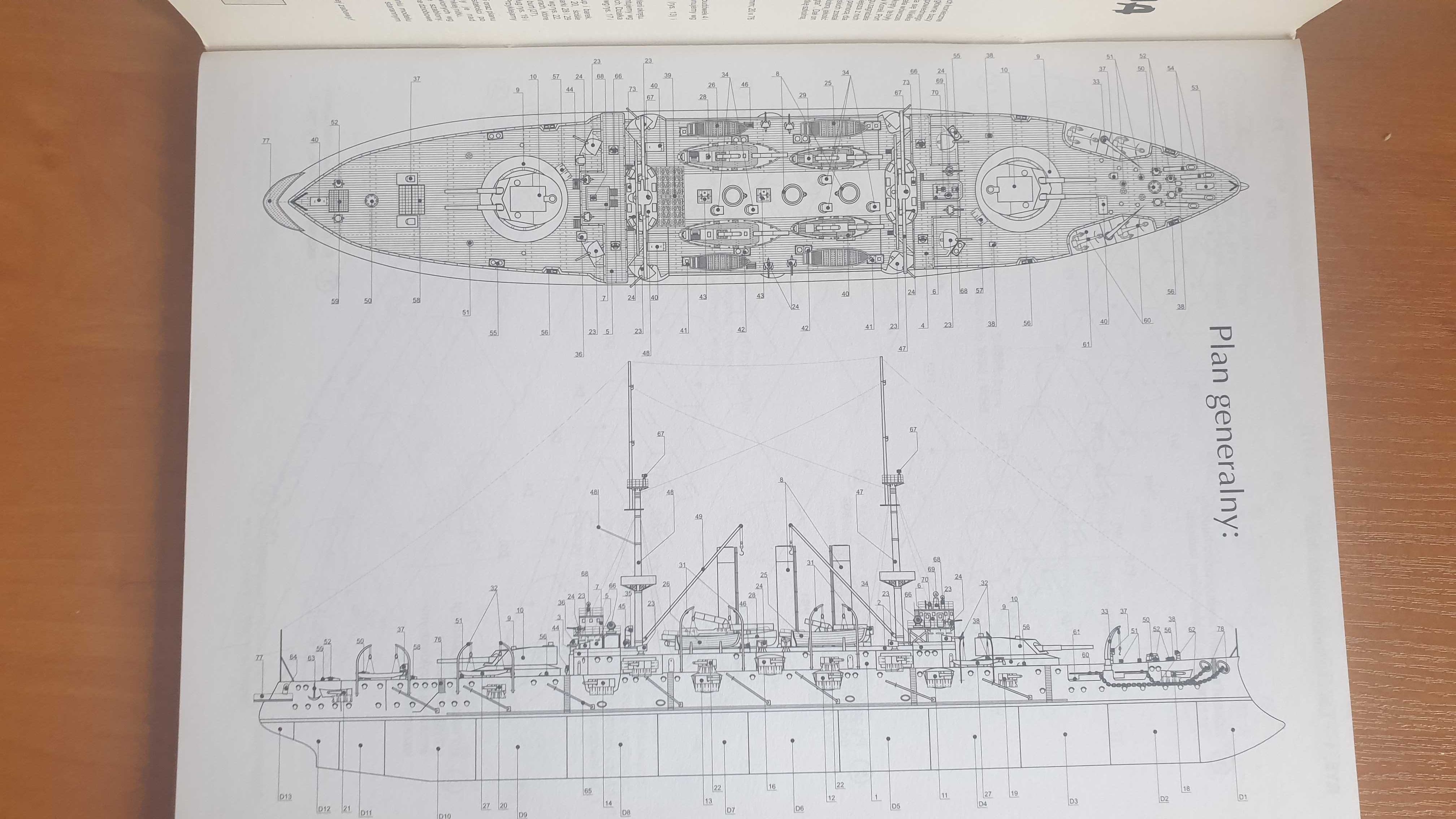 Сборная модель из бумаги, 1/200 GPM броненосец IJN Shikishima