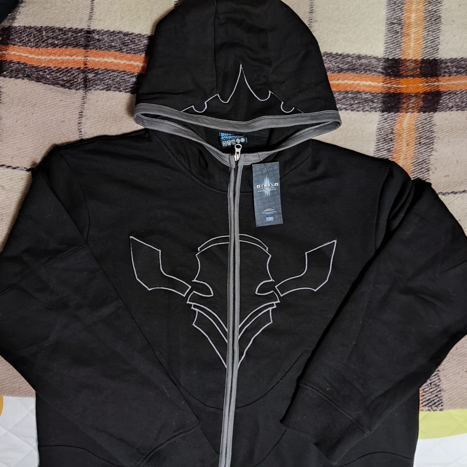 Толстовка флис с капюшоном DIABLO 3 Malthael Blizzard Hoodie 3X худи