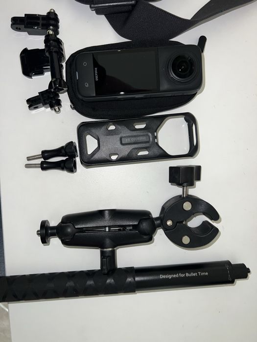 Insta 360 x4 + acessórios mota - com garantia