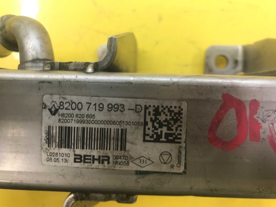 Охладитель  EGR для Opel Movano-Renault Trafic - Nissan 8200719993