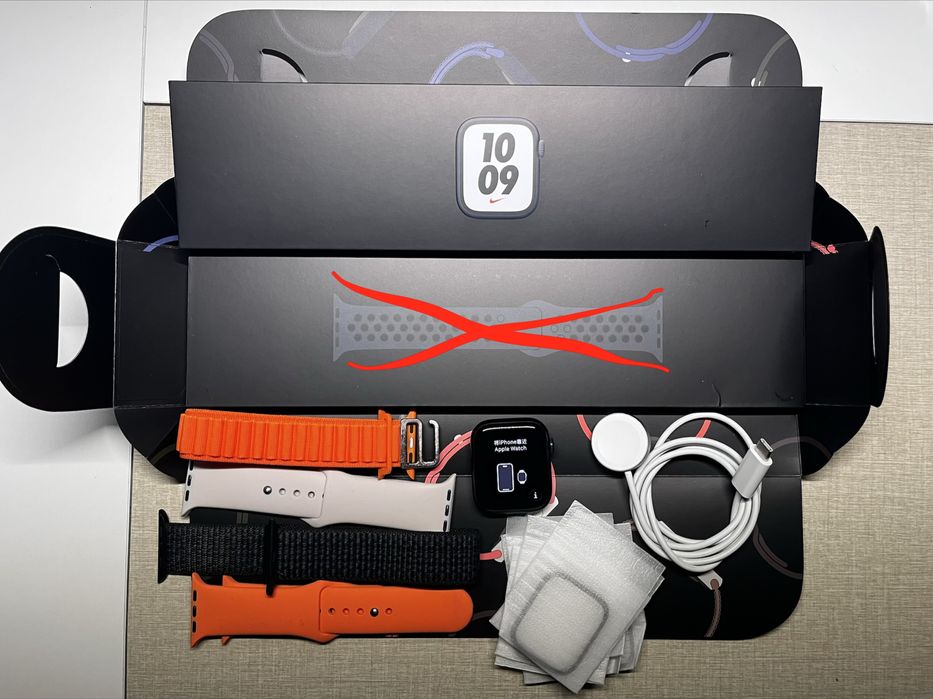 Apple Watch Series 7 45mm Midnight Nike Edition