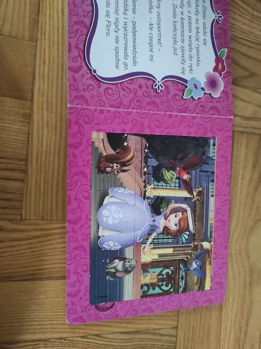 Puzzle książka 4x puzzle Jej wysokość Zosia