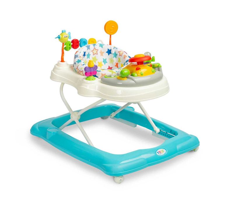 Edukacyjny chodzik siedzisko 360° STEPP light blue TOYZ-20392