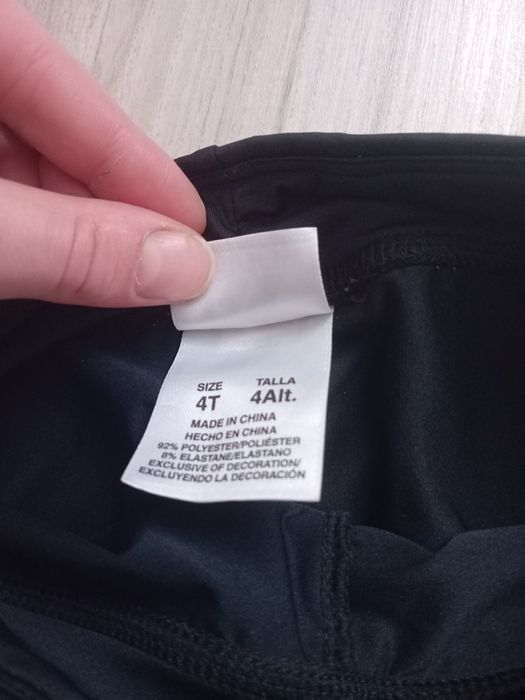 Leginsy 3/4 dziewczece firmy Adidas