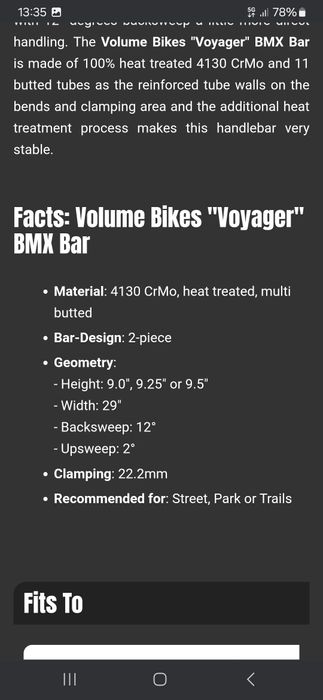 Guiador bmx profissional com mesa e punhos de oferta.