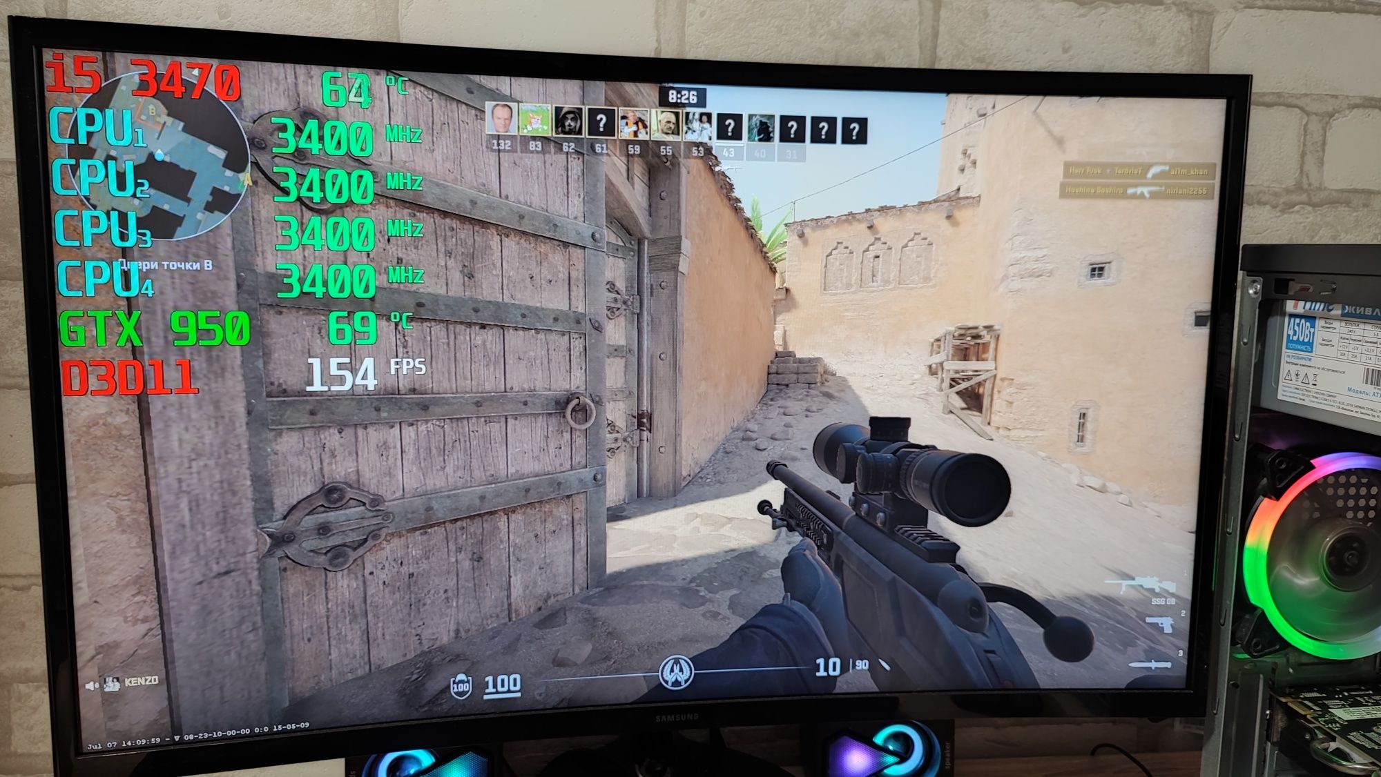 Игровой ПК i5 GTX 950 CS 2 GTA5 WOT fortnite RUST dota2