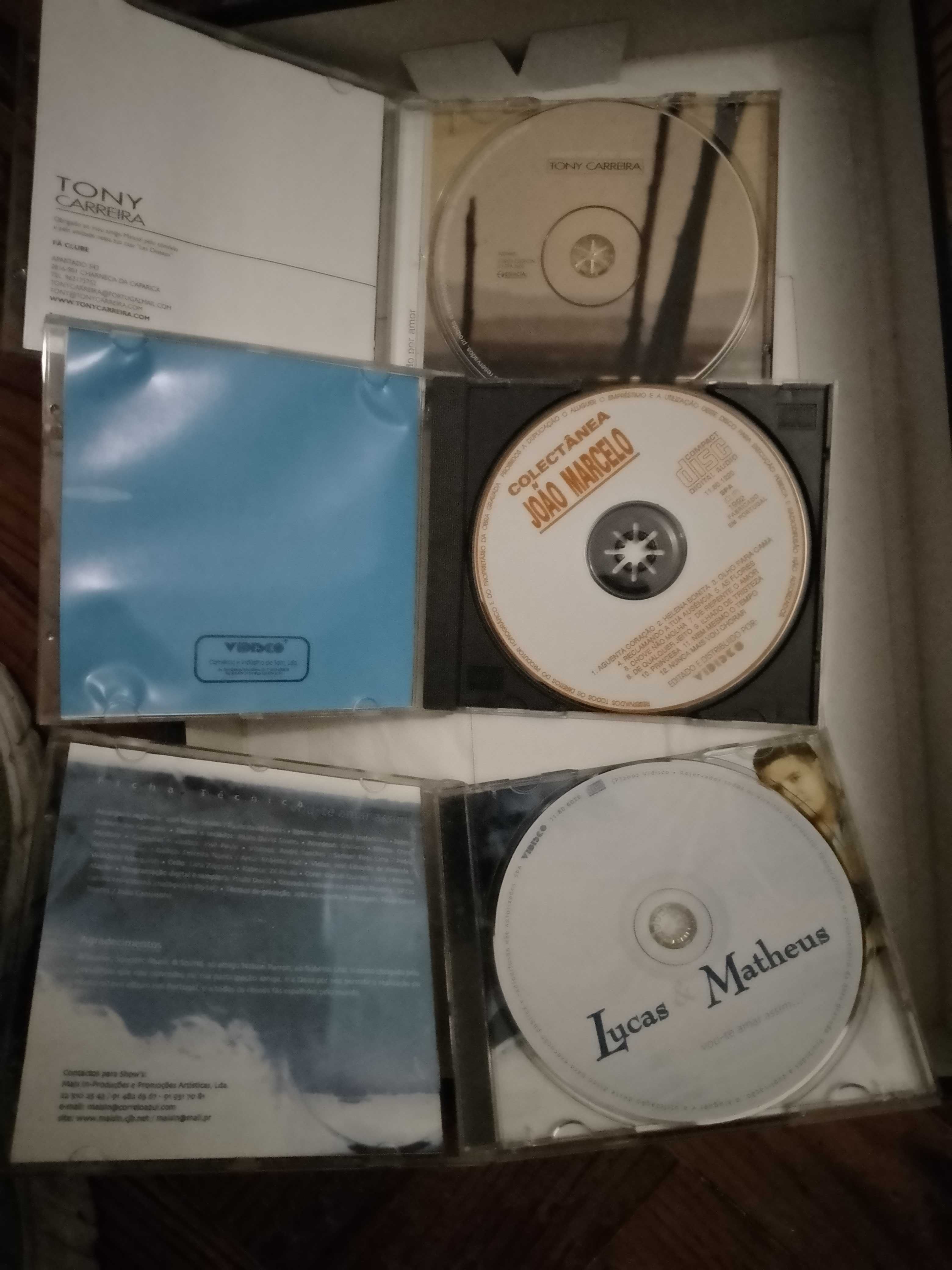 A caixa Dos Cds Romanticos Originais-RCarlos-Carreira-Lucas&etcDesde1E