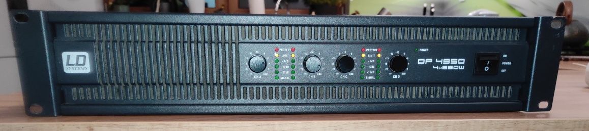 LD systems Deep2 4950, 4-kanałowy Wzmacniacz mocy (końcówka mocy)