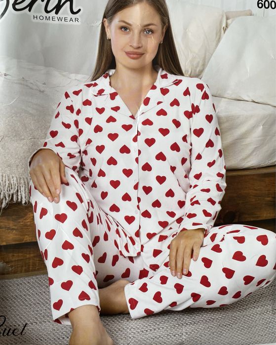 Тепла піжама мікробайка, батал 3ХЛ, 4ХL, 5XL