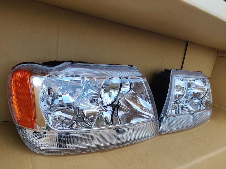 Фари jeep grand cherokee, телевізор, кріплення фар, джип черокі