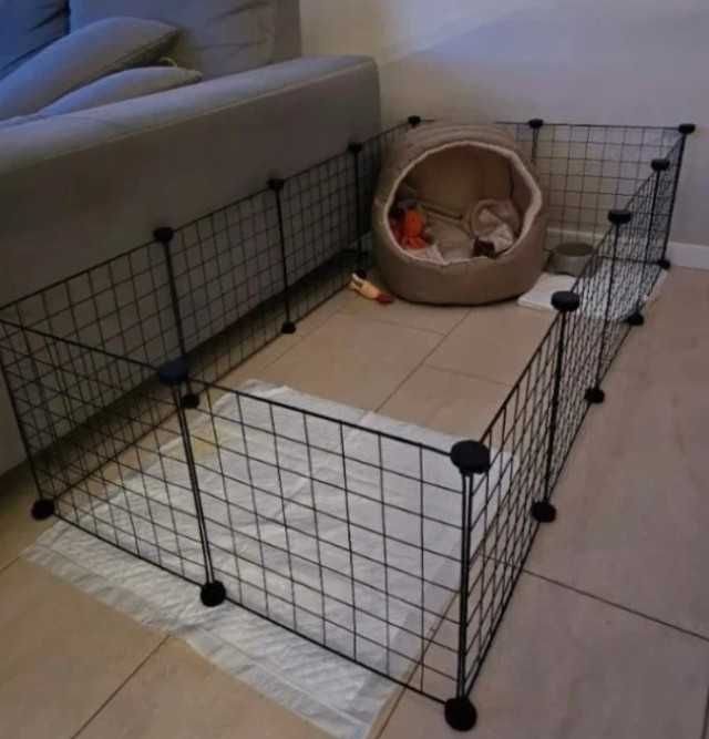 Klatka metalowa zagroda duża ogrodzenie dla psa szczeniaka gryzoni