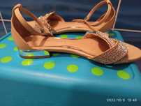 Buty sandały elegancję cyrkonie r38 ccc
