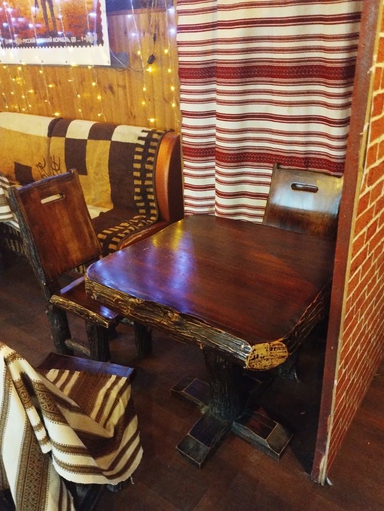 Продам дерев'яний Стіл,стілець,лавочка