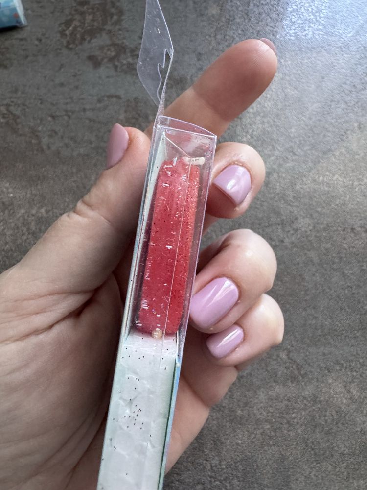 Czerwona świeczka na tort dekoracja urodziny ozdoba brokat 6 impreza